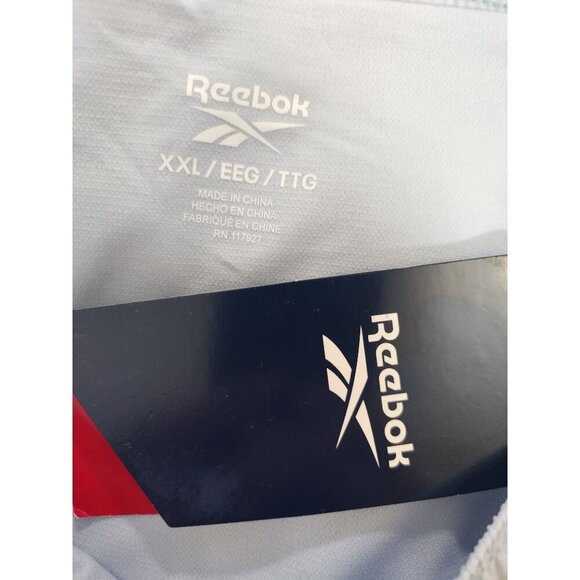 Reebok XXL Light Blue Mens Athletic Running Shorts Lightweight Polyester. - Picture 3 of 8